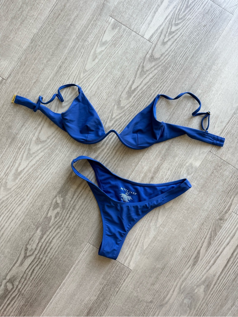 Blue Two-Piece Bikini Set